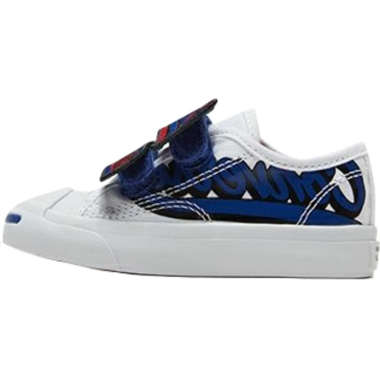 Converse Jack Purcell Comfortable Low top Toddler Shoes White Blue Red Infant And Toddler