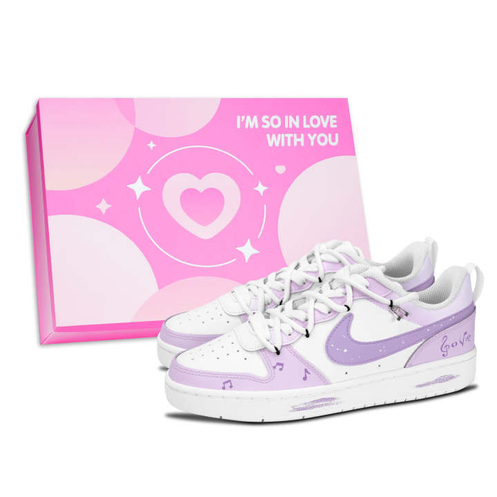 Nike Nike Court Borough Rhythm Musical Note Slip Resistant Abrasion Resistant Slip Resistant Abrasion Resistant Low top