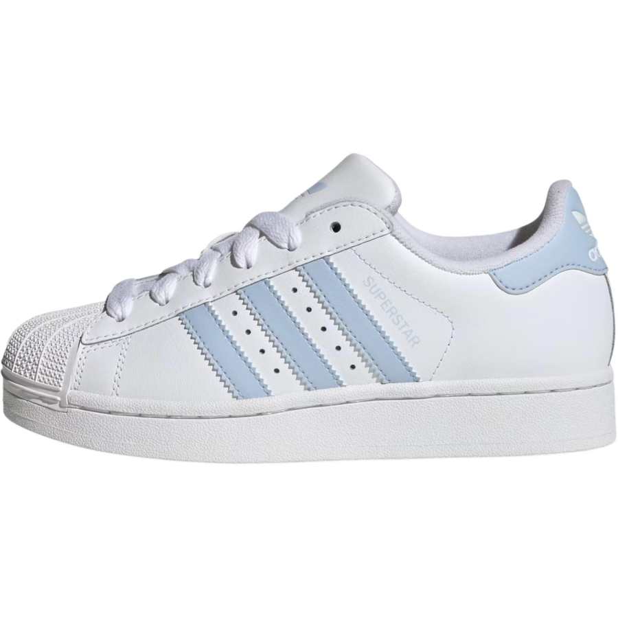 Adidas Originals Superstar 2 Leather Low top Kids' Skateboarding Shoes White