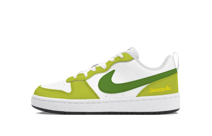 Nike Nike Court Borough Guacamole Leather Abrasion Resistant Low top Kids' Skateboarding Shoes Turquoise Teenagers