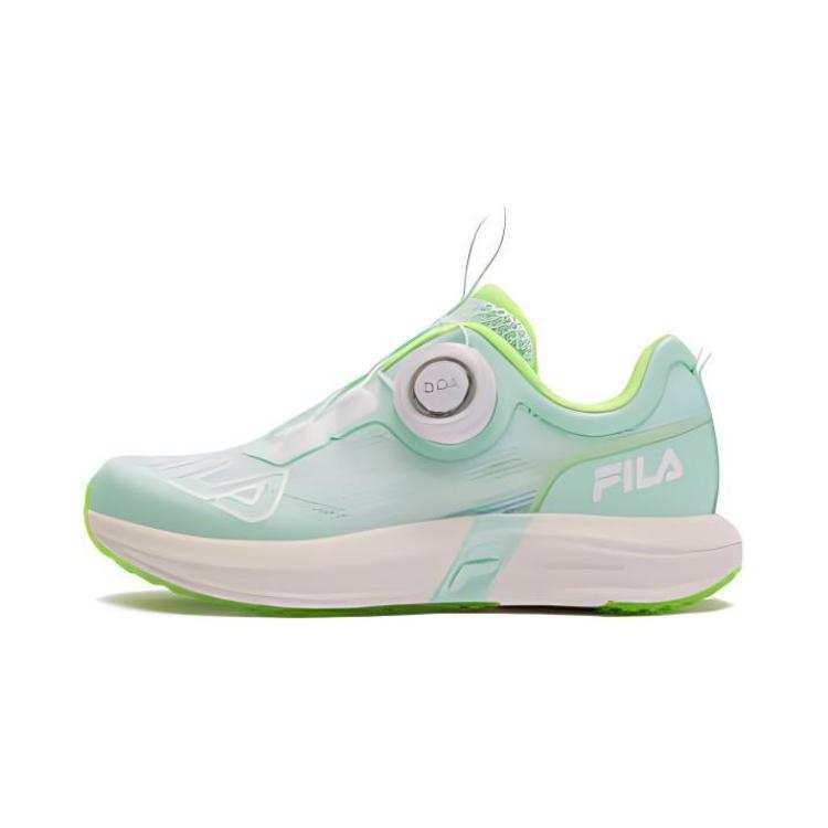 FILA KIDS Abrasion Resistant Rebound Abrasion Resistant Rebound Low top Kids' Running Shoes Green White