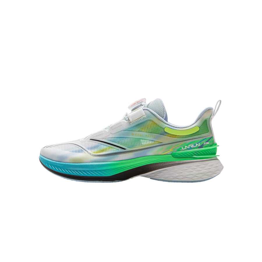 Li-Ning YOUNG Li Ning YOUNG Low top Running Shoes Standard White/Fluorescent Bright Green Unisex