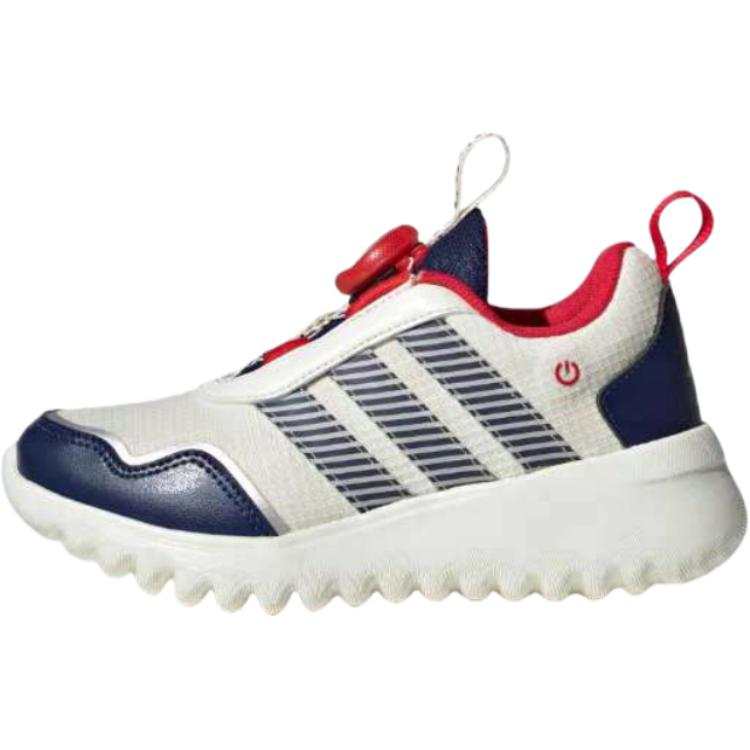 Adidas Adidas Activefle Slip Resistant Abrasion Resistant Low top Kids Lifestyle Shoes Jade White/Dark Blue/Gemstone Red Kids'