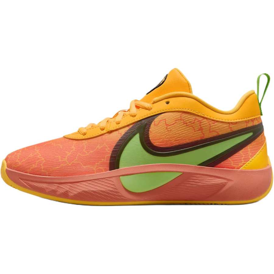 Nike Nike Giannis Freak 6 Slip Resistant Low top Children's Basketball Shoes Orange Yellow Kids'