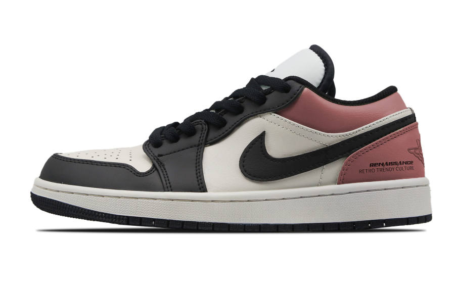 Jordan Jordan Air Jordan 1 Low Slip Resistant Cushioning Low top Children's Basketball Shoes Rouge Teenagers