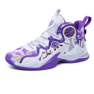 QITATA Slip Resistant And Breathable Slip Resistant And Breathable Mid top Basketball Shoes Teenagers