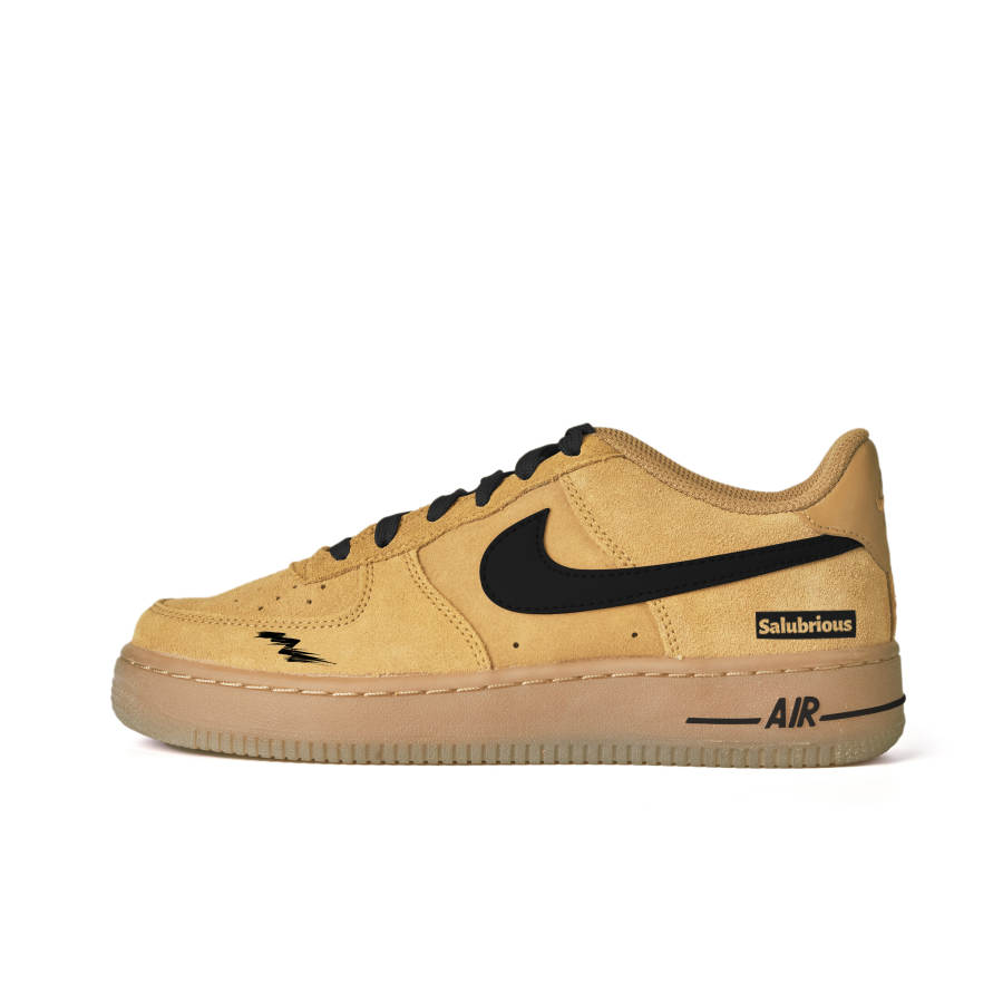 Nike Nike Air Force 1 Suede Low top Kids' Skateboarding Shoes Brown Teenagers