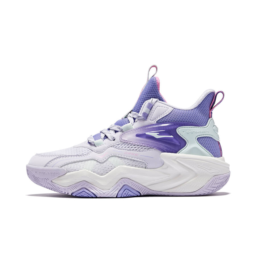 ERKE KIDS Casual Slip Resistant Cushioning Abrasion Resistant Rebound High top Children's Basketball Shoes