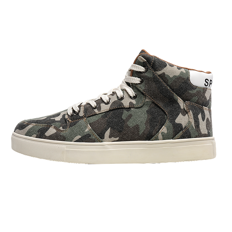 GONGFUHUOBAN Canvas Breathable Moisture Wicking High top Kids' Skateboarding Shoes Teenagers