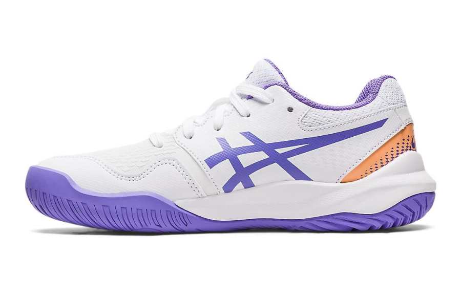 ASICS Gel Resolution 9 Tennis Shoes Low top Kids' Training Shoes White Purple Kids'