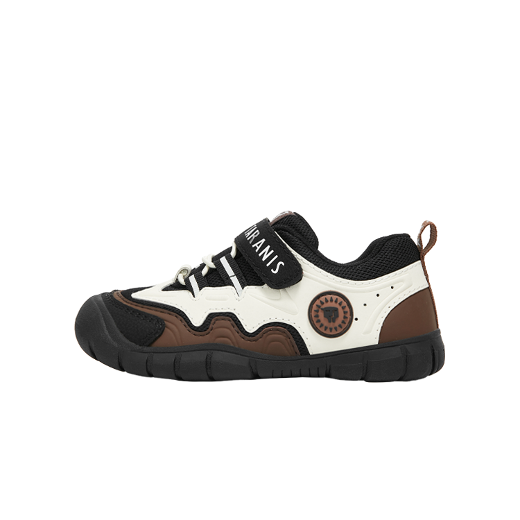 TARANIS Slip Resistant Abrasion Resistant Slip Resistant Abrasion Resistant Running Shoes White/Black/Brown Kids'