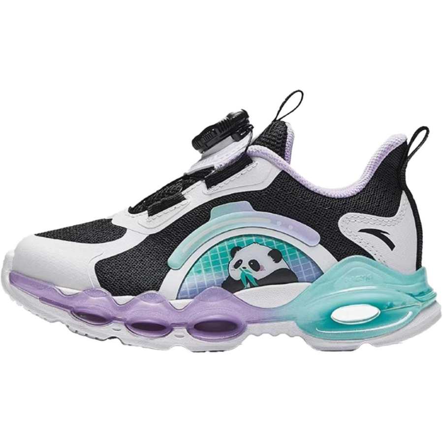 Antakids Slip Resistant Abrasion Resistant Slip Resistant Abrasion Resistant Low top Kids' Running Shoes Black White
