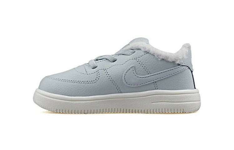 Nike Nike Air Force 1 SE Slip Resistant Abrasion Resistant Low top Toddler Shoes Light Blue Infant And Toddler