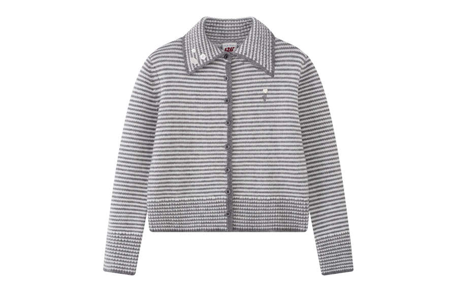 F426 F426 Sweaters Women's Lapel Moderate Cardigan