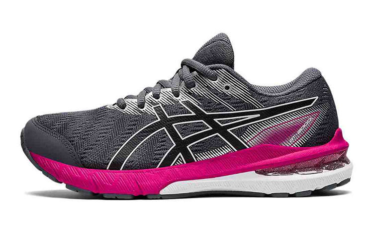 Asics GT 2000 10 Comfortable Low top Kids' Running Shoes Gray Purple Teenagers
