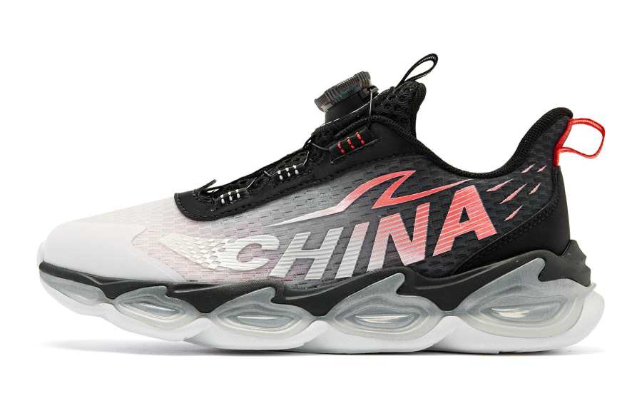 QIAODAN Low top Running Shoes Black White