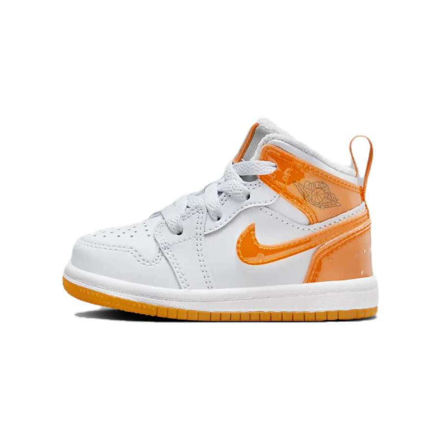Jordan Jordan Air Jordan 1 Comfortable And Lightweight Slip Resistant Abrasion Resistant High top Kids' Skateboarding Shoes