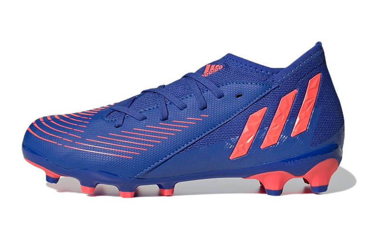 Adidas Adidas Predator Edge.3 Cushioning, Wear Resistant Low top Kids' Soccer Shoes Blue Kids'