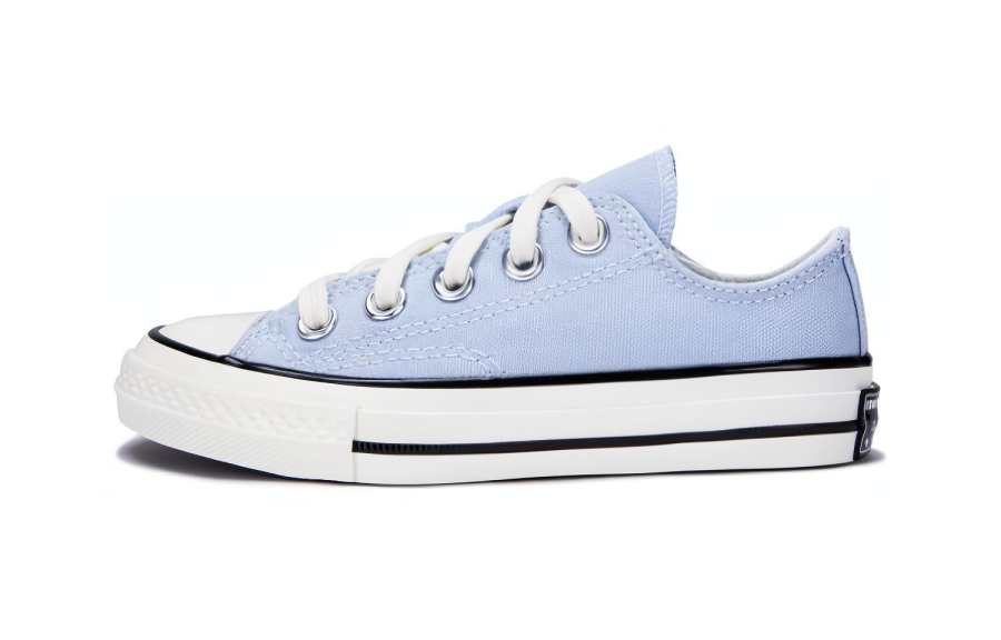 Converse Chuck 70 Abrasion Resistant Breathable Abrasion Resistant Breathable Low top Kids Canvas Shoes Blue