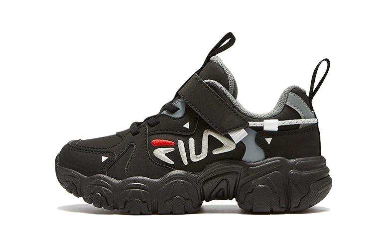 FILA KIDS Abrasion Resistant Kids' Running Shoes Black Children Aged 3 7 Years Old