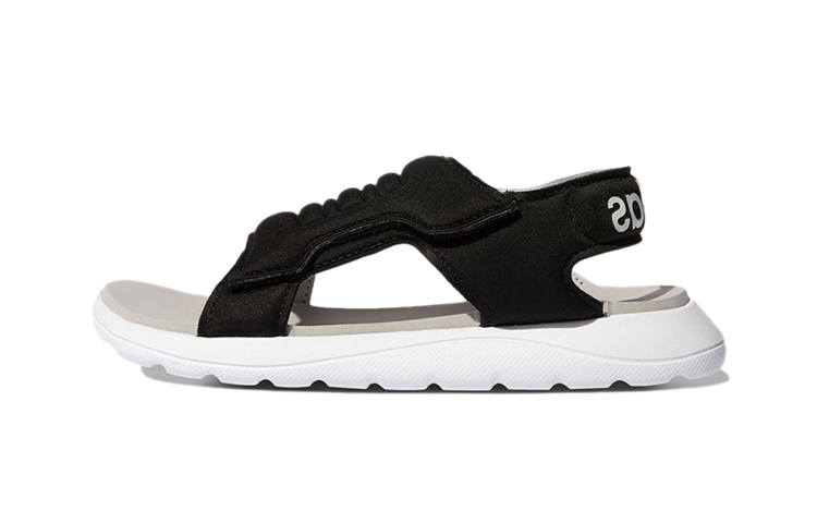 Adidas Adidas Comfort Sandal Breathable Children's Sandals Black White Children Aged 3 7 Years Old