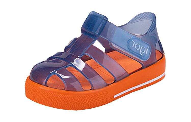 IGOR Slip Resistant Cushioning Children's Sandals Blue Orange Kids'