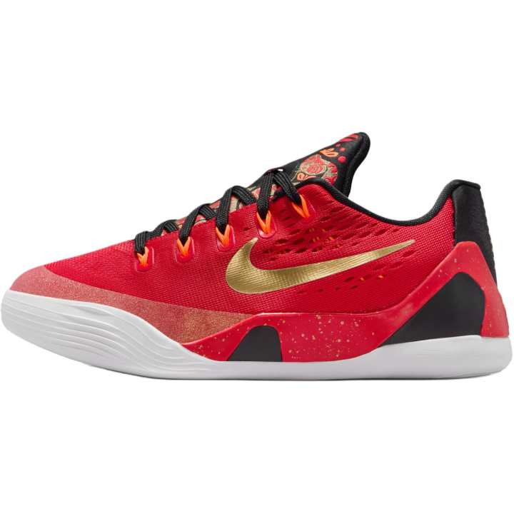Nike Nike Kobe 9 Low top Basketball Shoes University Red Unisex