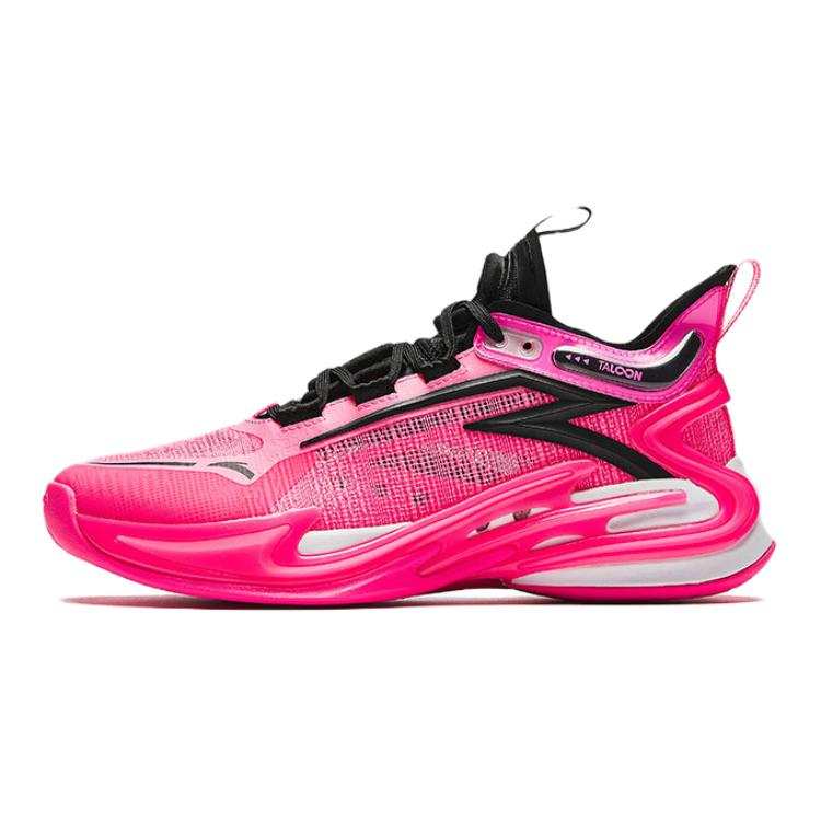 Antakids Fabric Comfortable Low top Basketball Shoes Pink Black Teenagers