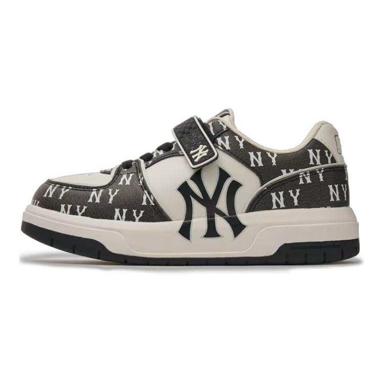 MLB KIDS Chunky Abrasion Resistant Low top Kids' Skateboarding Shoes Brown Beige Kids'