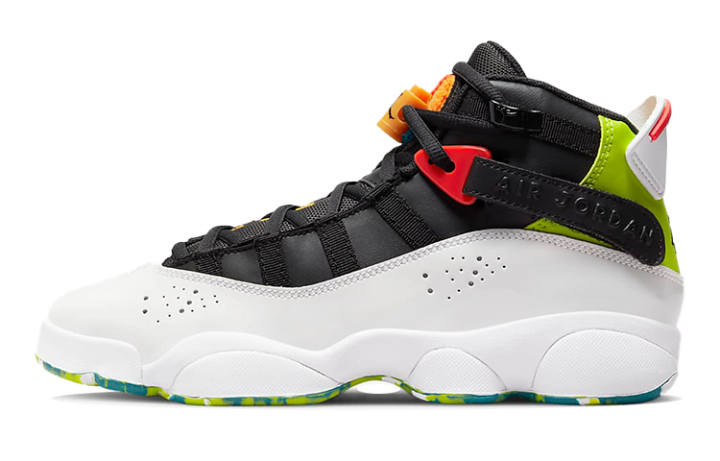 Jordan Jordan 6 Rings White Neon Green GS