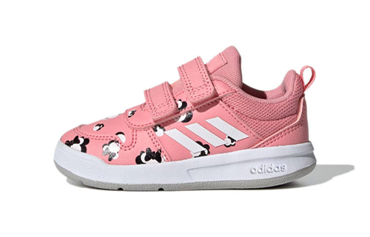 Adidas Neo Disney x Adidas Neo Tensaur Synthetic Leather, Textile Low top Skateboard Shoes Pink White Infant And Toddler