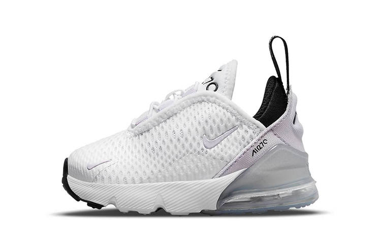 Nike Nike Air Max 270 Low top Toddler Shoes White Black Gray Infant And Toddler
