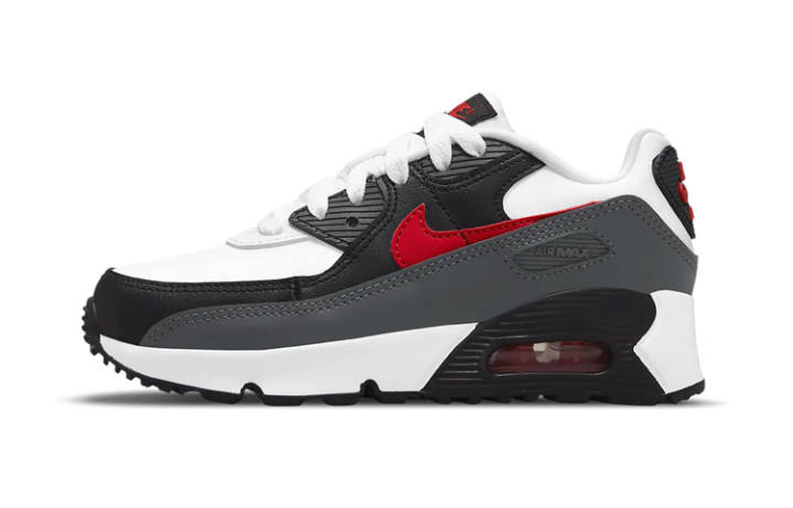 Nike Nike Air Max 90 White University Red Iron Grey TD