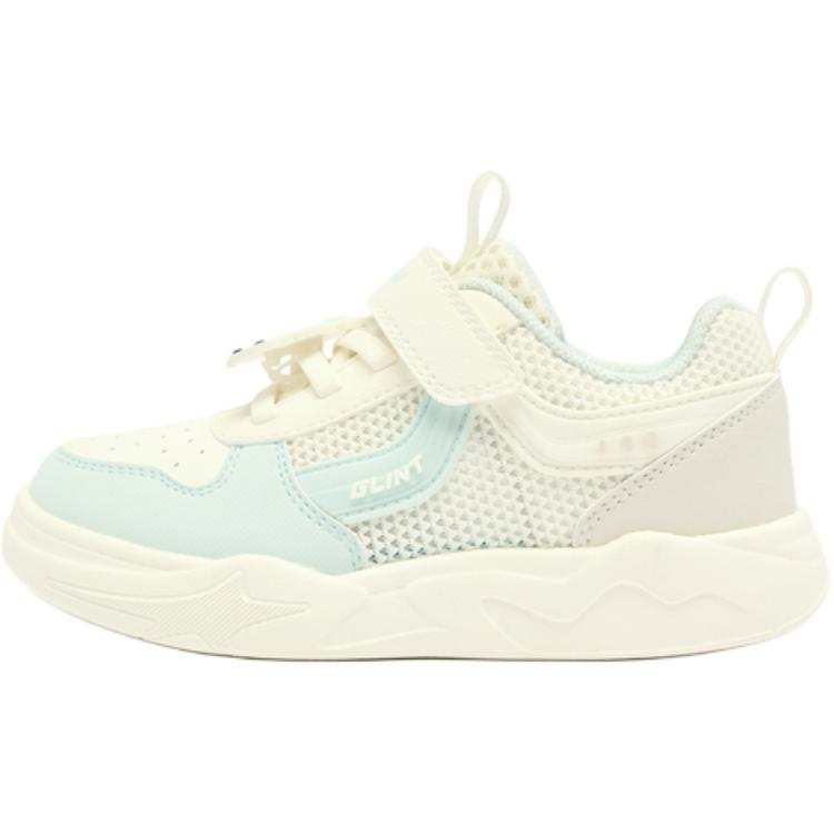 QIAODAN Abrasion Resistant Abrasion Resistant Low top Kids' Skateboarding Shoes Ecru Children Aged 3 7 Years Old