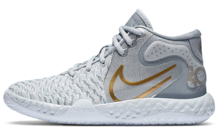 Nike Nike KD Trey 5 VII Mid top Basketball Shoes Gray Gold Unisex