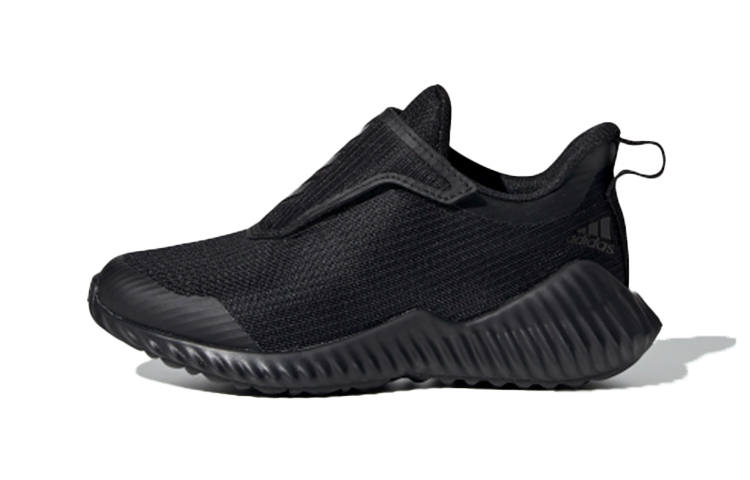 Adidas Adidas Fortarun Casual Abrasion Resistant Breathable Low top Running Shoes Black Kids'