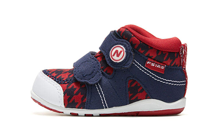 New Balance New Balance NB 123 Cushioning Abrasion Resistant Cushioning, Wear Resistant Mid top Toddler Shoes Red Blue