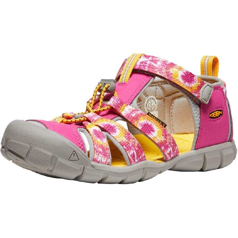 Keen Seacamp 2 Cushioning Breathable Children's Sandals Pink Gray Teenagers