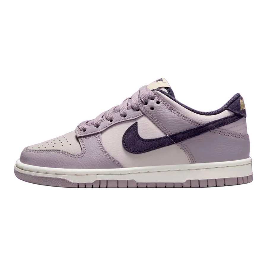 Nike Nike Dunk Slip Resistant Abrasion Resistant Low top Kids' Skateboarding Shoes Light Purple Kids'