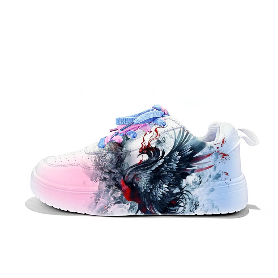 ZUOLENGCHAN Synthetic Leather Lightweight And Breathable Low top Skateboard Shoes Unisex