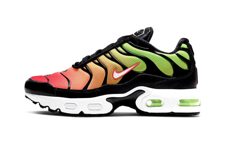 Nike Nike Air Max Plus Kids Lifestyle Shoes Red Green Children Aged 3 7 Years Old