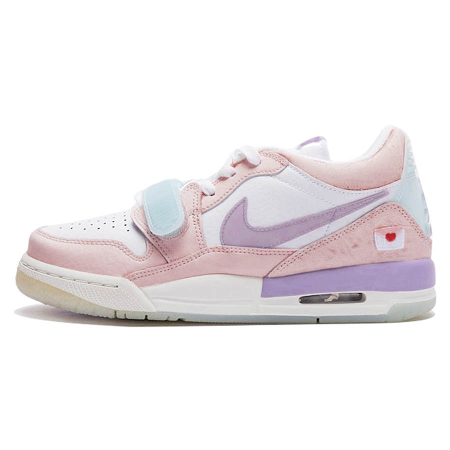 Jordan Jordan Air Jordan Legacy Bubble Jellyfish, Berry Gummies Leather Low top Kids' Skateboarding Shoes Pink Teenagers