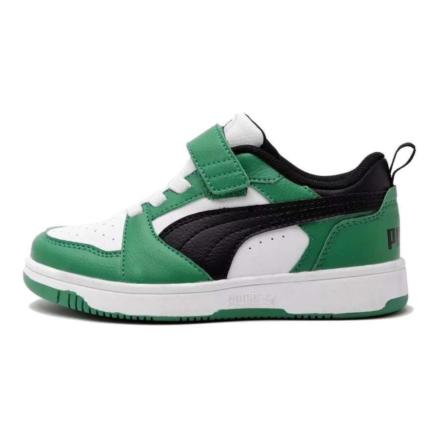 PUMA Rebound V6 Anti Kick Anti kick Low top Kids' Skateboarding Shoes Green Kids'