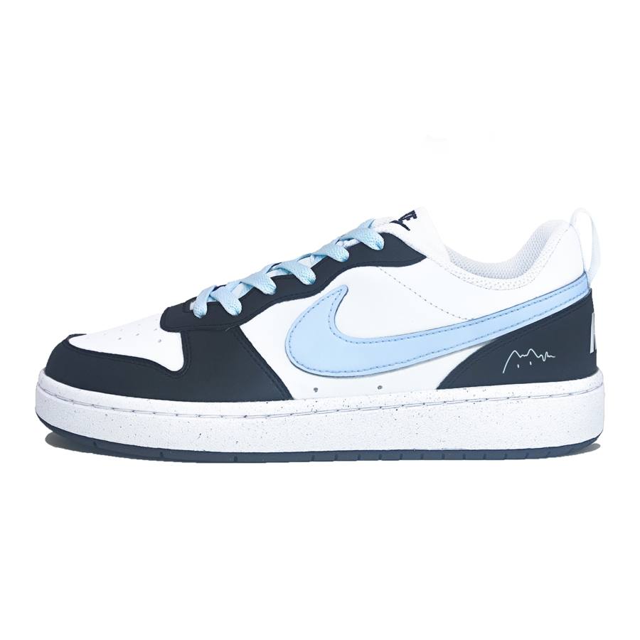 Nike Nike Court Borough Cocoa Cat Slip Resistant Cushioning Low top Kids' Skateboarding Shoes Black Teenagers