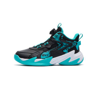 361°KIDS Brave Warrior 2.0 Synthetic Leather Slip Resistant Abrasion Resistant Low top Children's Basketball Shoes