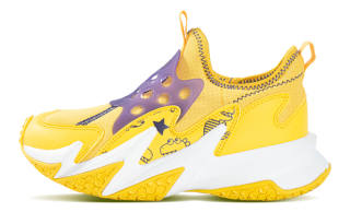 GUANLANGAOSHOU Slip Resistant Cushioning Low top Children's Basketball Shoes Yellow White Kids'