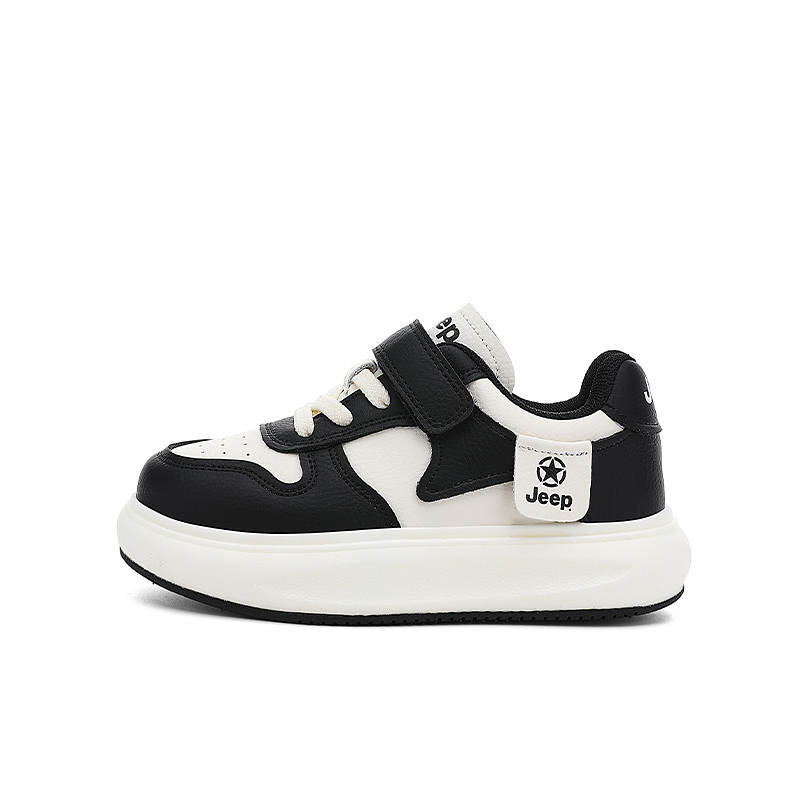 Jeep Fashion Sports Collection Synthetic Leather Slip Resistant, Anti Kick, And Breathable Low top Casual Shoes Kids'