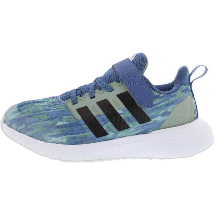 Adidas Adidas Fortarun 2.0 Slip Resistant Abrasion Resistant Low top Kids' Running Shoes Blue Kids'