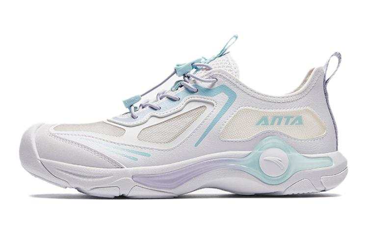 Antakids Low top Kids Lifestyle Shoes White Purple Blue Teenagers