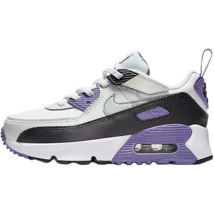 Nike Nike Air Max 90 EasyOn Abrasion Resistant Low top Kids Lifestyle Shoes White Kids'